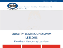 Tablet Screenshot of njswim.com
